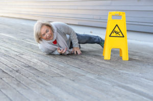 Photo of a Woman After a Slip and Fall